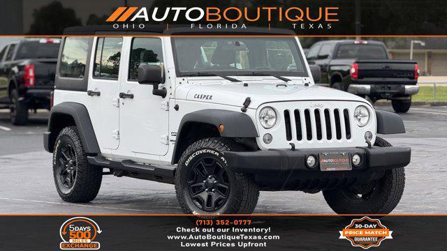 used 2017 Jeep Wrangler Unlimited car, priced at $18,900