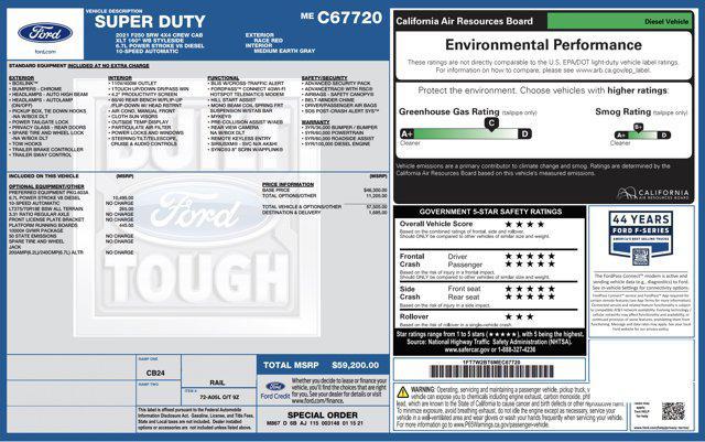used 2021 Ford F-250 car, priced at $37,505