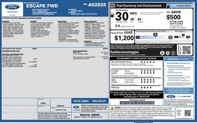 used 2022 Ford Escape car, priced at $16,000