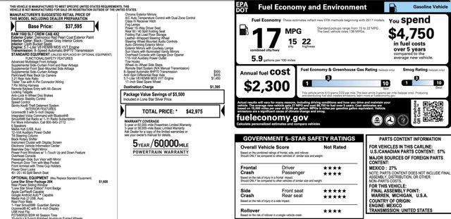 used 2018 Ram 1500 car, priced at $20,905