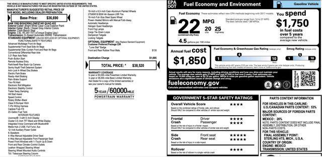 used 2020 Ram 1500 car, priced at $21,805