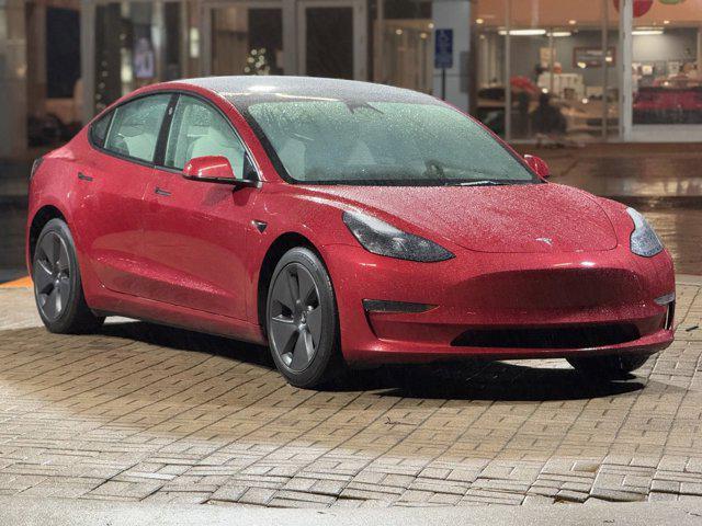 used 2023 Tesla Model 3 car, priced at $30,900