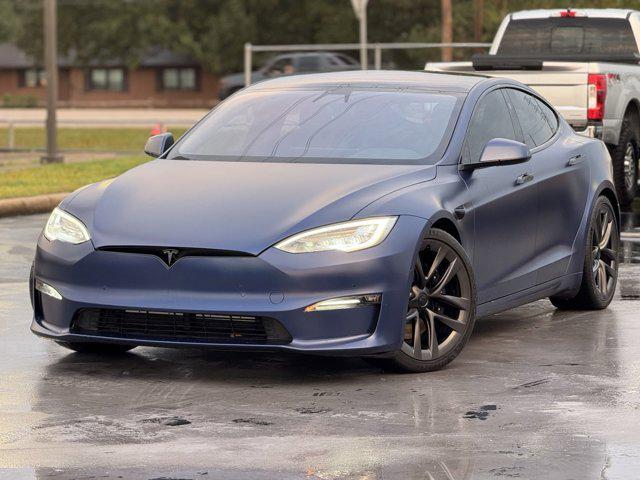 used 2021 Tesla Model S car, priced at $48,500