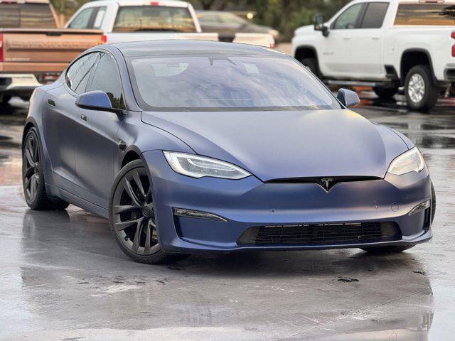 used 2021 Tesla Model S car, priced at $48,500