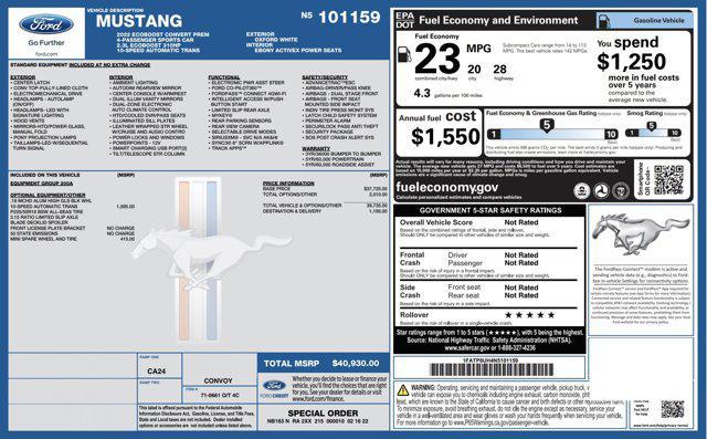 used 2022 Ford Mustang car, priced at $17,000