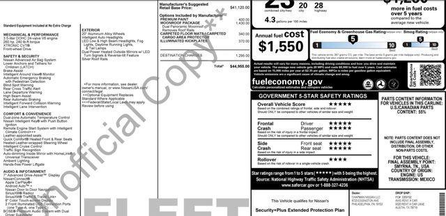 used 2023 Nissan Murano car, priced at $22,000