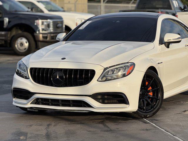 used 2020 Mercedes-Benz AMG C 63 car, priced at $45,500