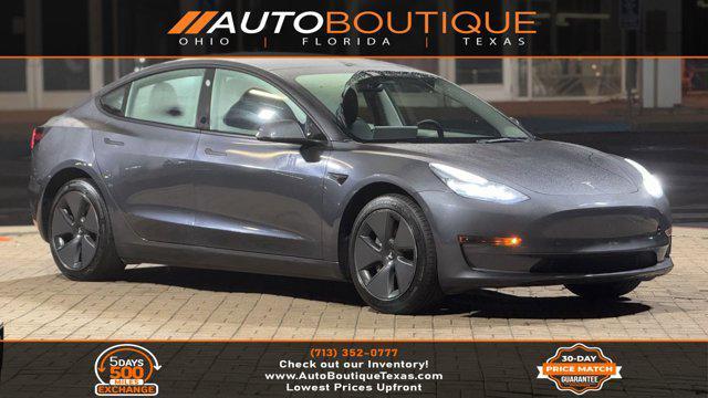 used 2023 Tesla Model 3 car, priced at $27,200