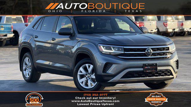 used 2021 Volkswagen Atlas Cross Sport car, priced at $20,000