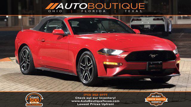 used 2021 Ford Mustang car, priced at $15,500