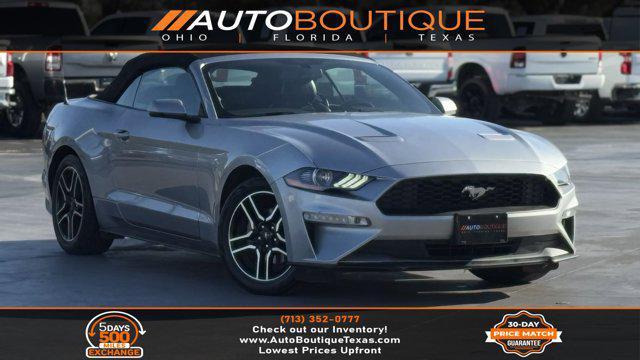 used 2020 Ford Mustang car, priced at $18,500