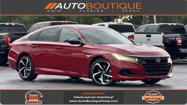 used 2021 Honda Accord car, priced at $19,000