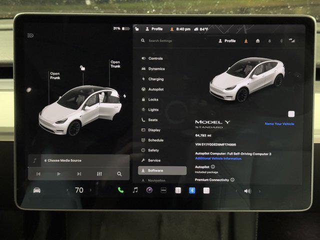 used 2021 Tesla Model Y car, priced at $25,500