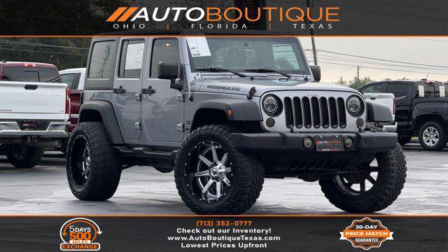 used 2016 Jeep Wrangler Unlimited car, priced at $16,000