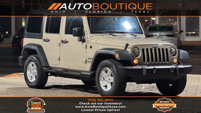 used 2016 Jeep Wrangler Unlimited car, priced at $19,900