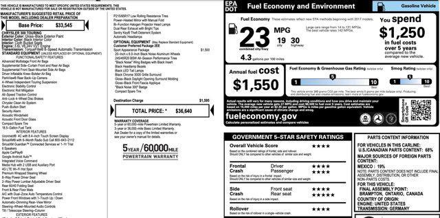 used 2022 Chrysler 300 car, priced at $20,900