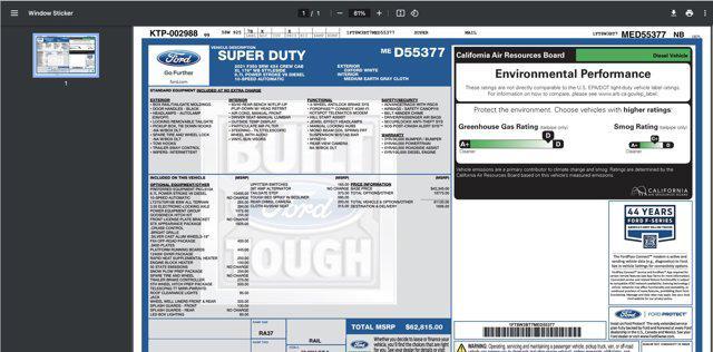 used 2021 Ford F-350 car, priced at $39,905