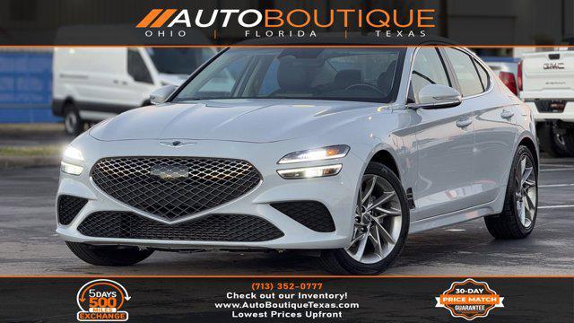 used 2022 Genesis G70 car, priced at $19,200