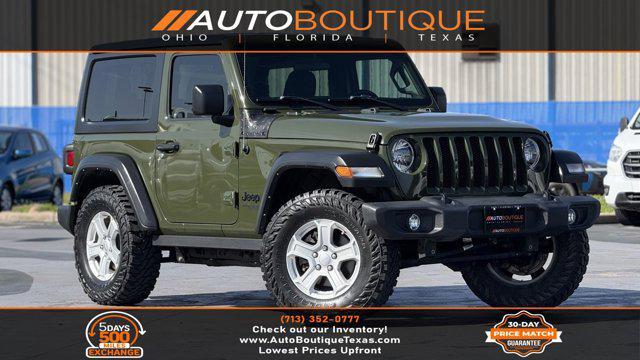 used 2021 Jeep Wrangler car, priced at $26,900