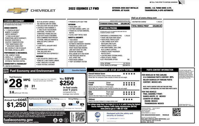 used 2022 Chevrolet Equinox car, priced at $15,600