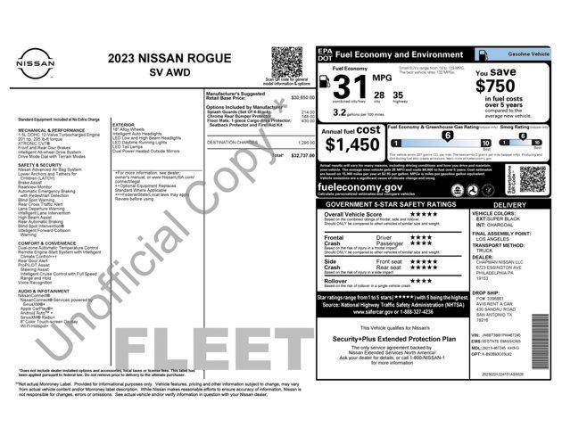 used 2023 Nissan Rogue car, priced at $17,800