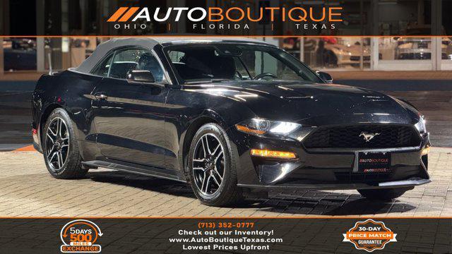 used 2022 Ford Mustang car, priced at $18,500