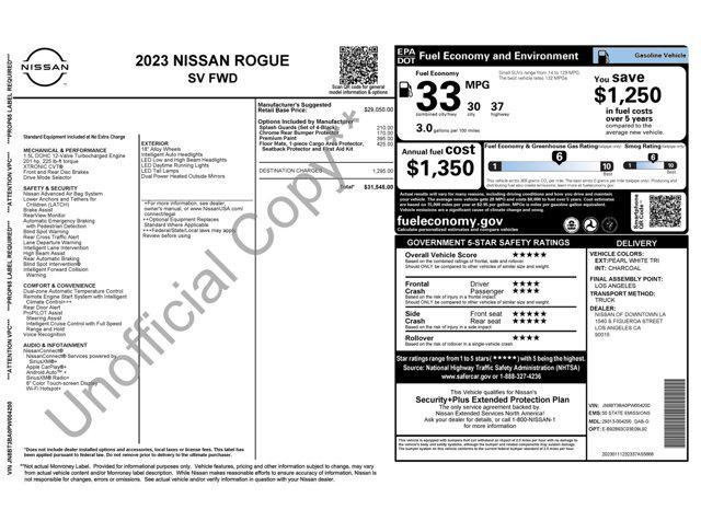 used 2023 Nissan Rogue car, priced at $21,505