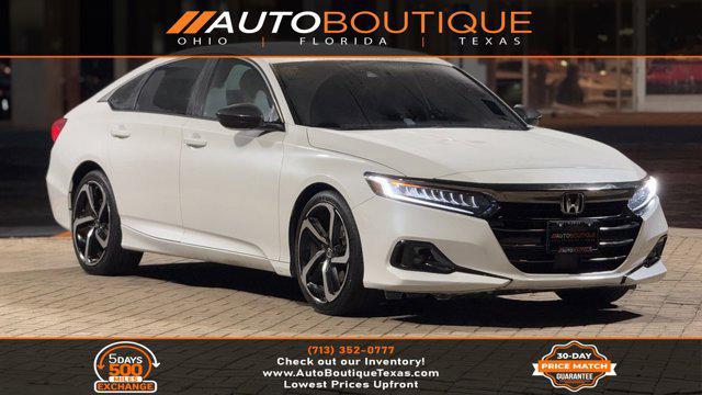 used 2021 Honda Accord car, priced at $21,500