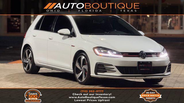 used 2019 Volkswagen Golf GTI car, priced at $18,900