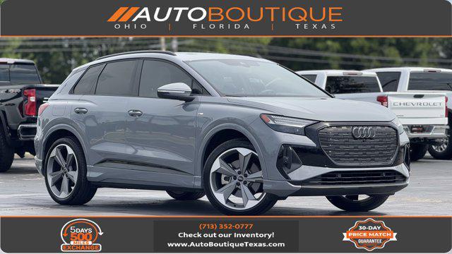 used 2025 Audi Q4 e-tron car, priced at $37,900