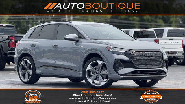 used 2025 Audi Q4 e-tron car, priced at $42,000