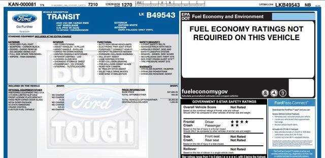 used 2020 Ford Transit-250 car, priced at $21,900