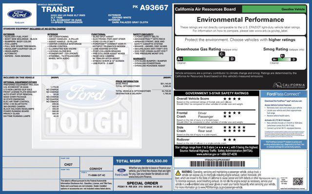 used 2023 Ford Transit-350 car, priced at $37,000