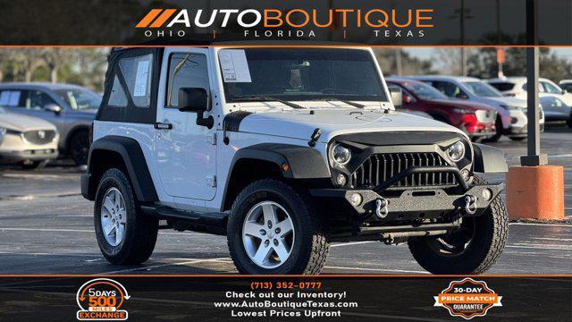 used 2016 Jeep Wrangler car, priced at $16,500