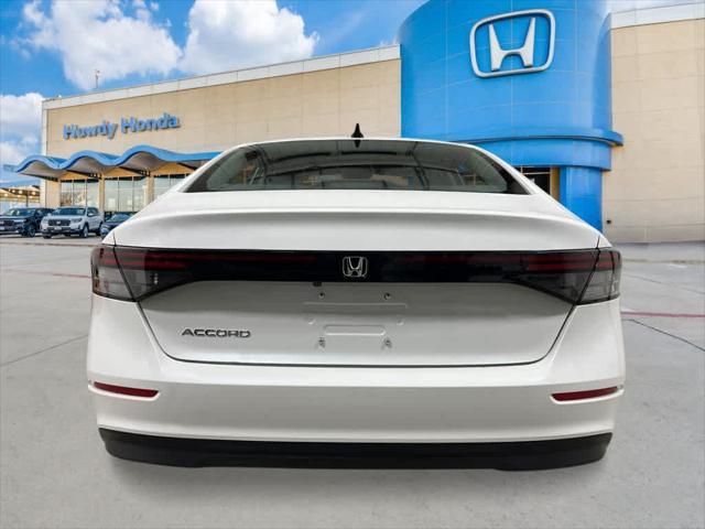 new 2025 Honda Accord car, priced at $32,110