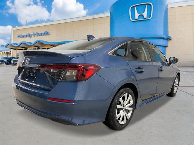 new 2025 Honda Civic car, priced at $25,855