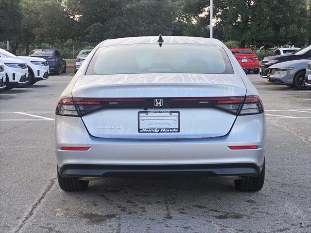 new 2025 Honda Accord car, priced at $31,710