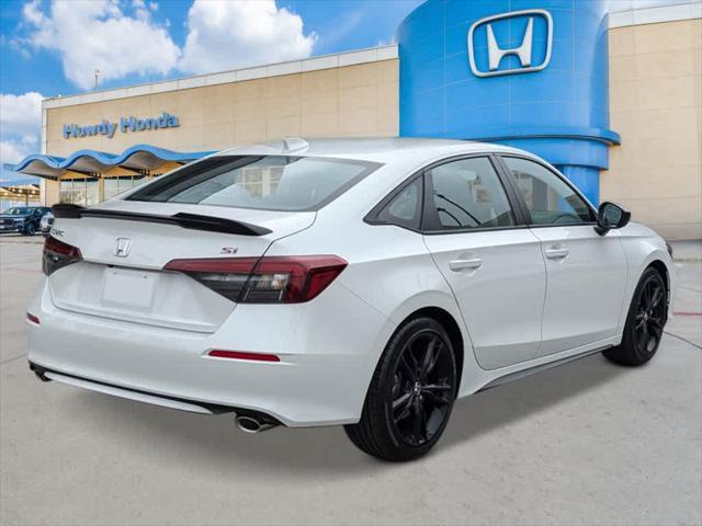 new 2025 Honda Civic Si car, priced at $31,855