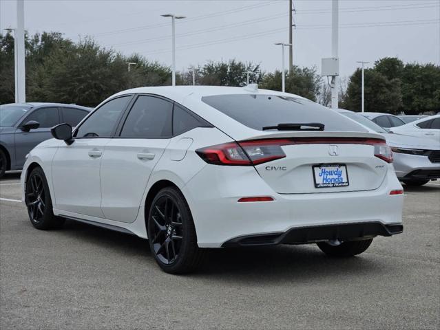 new 2025 Honda Civic car, priced at $29,055