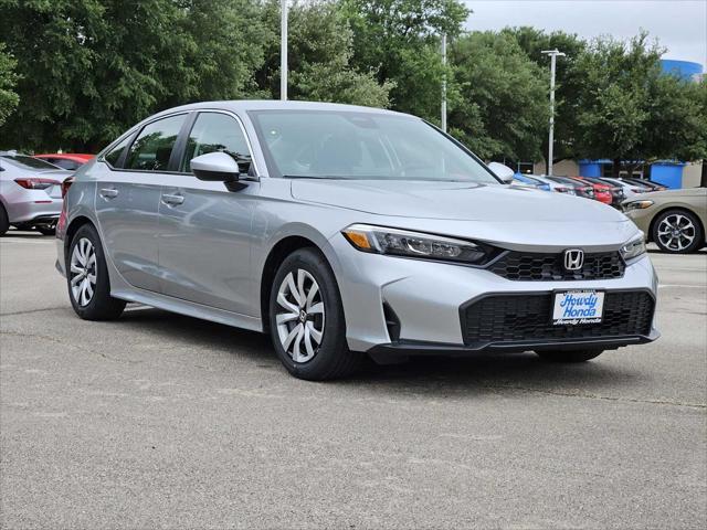 new 2025 Honda Civic car, priced at $25,400