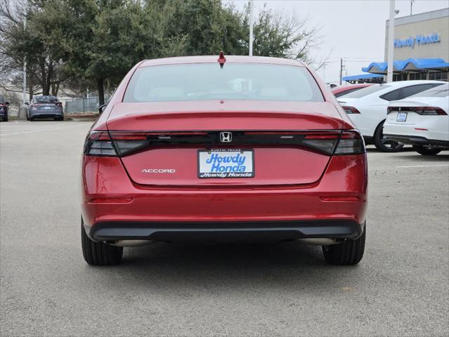 new 2025 Honda Accord car, priced at $29,900