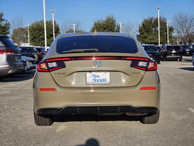 new 2025 Honda Civic car, priced at $29,055