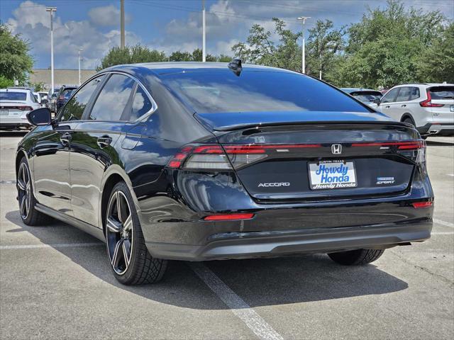 used 2024 Honda Accord Hybrid car, priced at $24,650