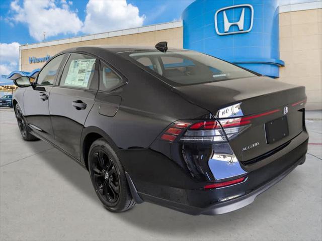 new 2025 Honda Accord car, priced at $31,655