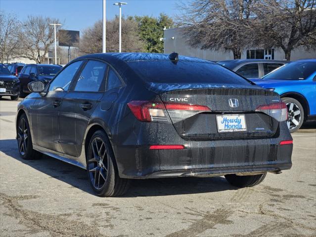 new 2025 Honda Civic Hybrid car, priced at $30,100