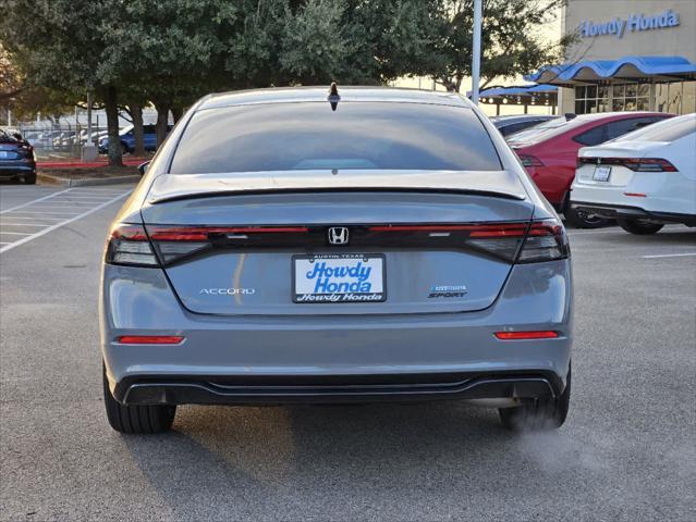 new 2025 Honda Accord Hybrid car, priced at $36,980