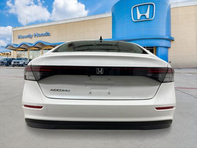 new 2025 Honda Accord car, priced at $32,110