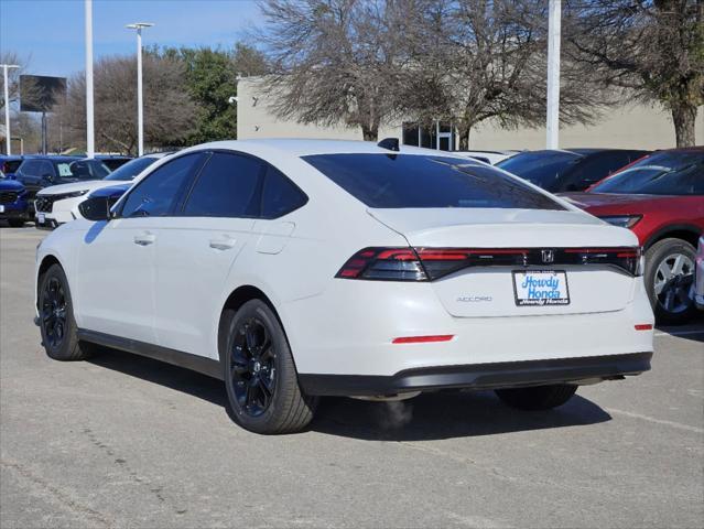 new 2025 Honda Accord car, priced at $32,110