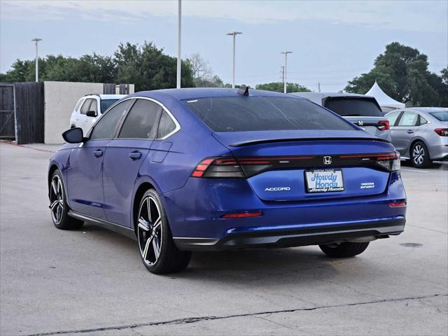 used 2024 Honda Accord Hybrid car, priced at $29,090