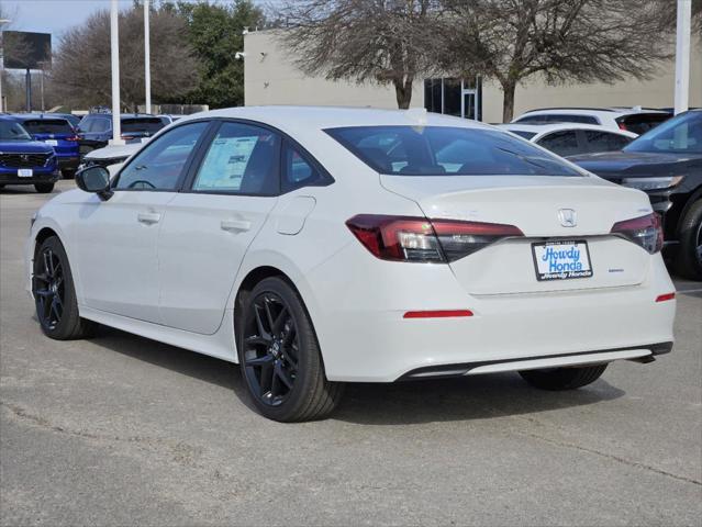 new 2025 Honda Civic Hybrid car, priced at $30,555